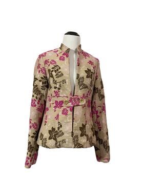 Vintage Liquid Floral Brocade Jacket - 6